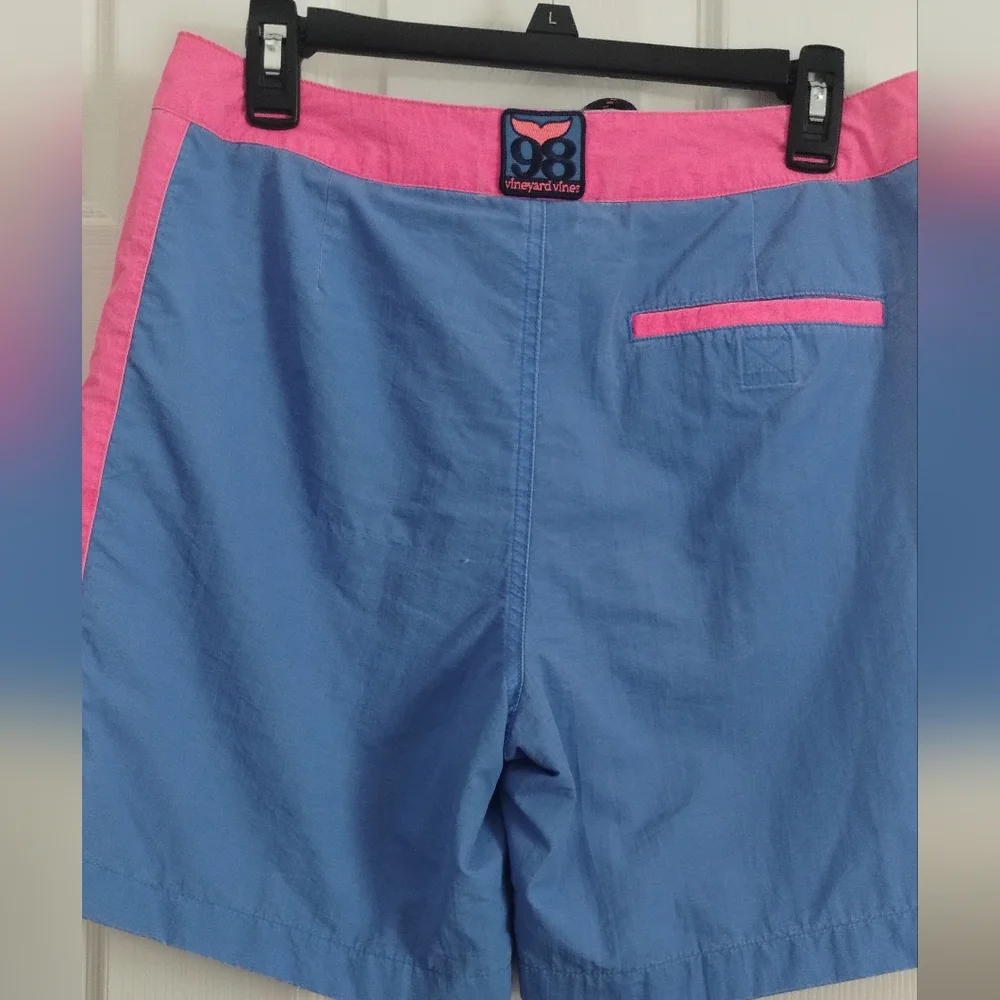 Men's Vineyard Vines Pink/Blue Swim Shorts